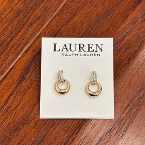 Lauren Ralph Lauren Gold and Silver Tone Earrings
